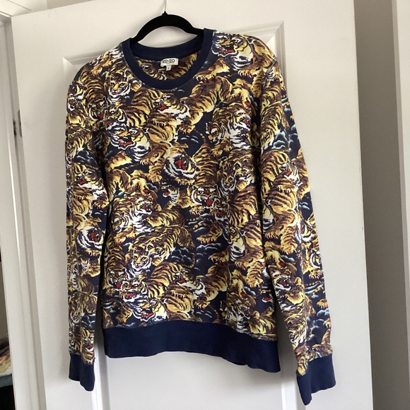 Kenzo Flying Tiger crew neck sweatshirt - size L, great condition - Picture 1 of 6